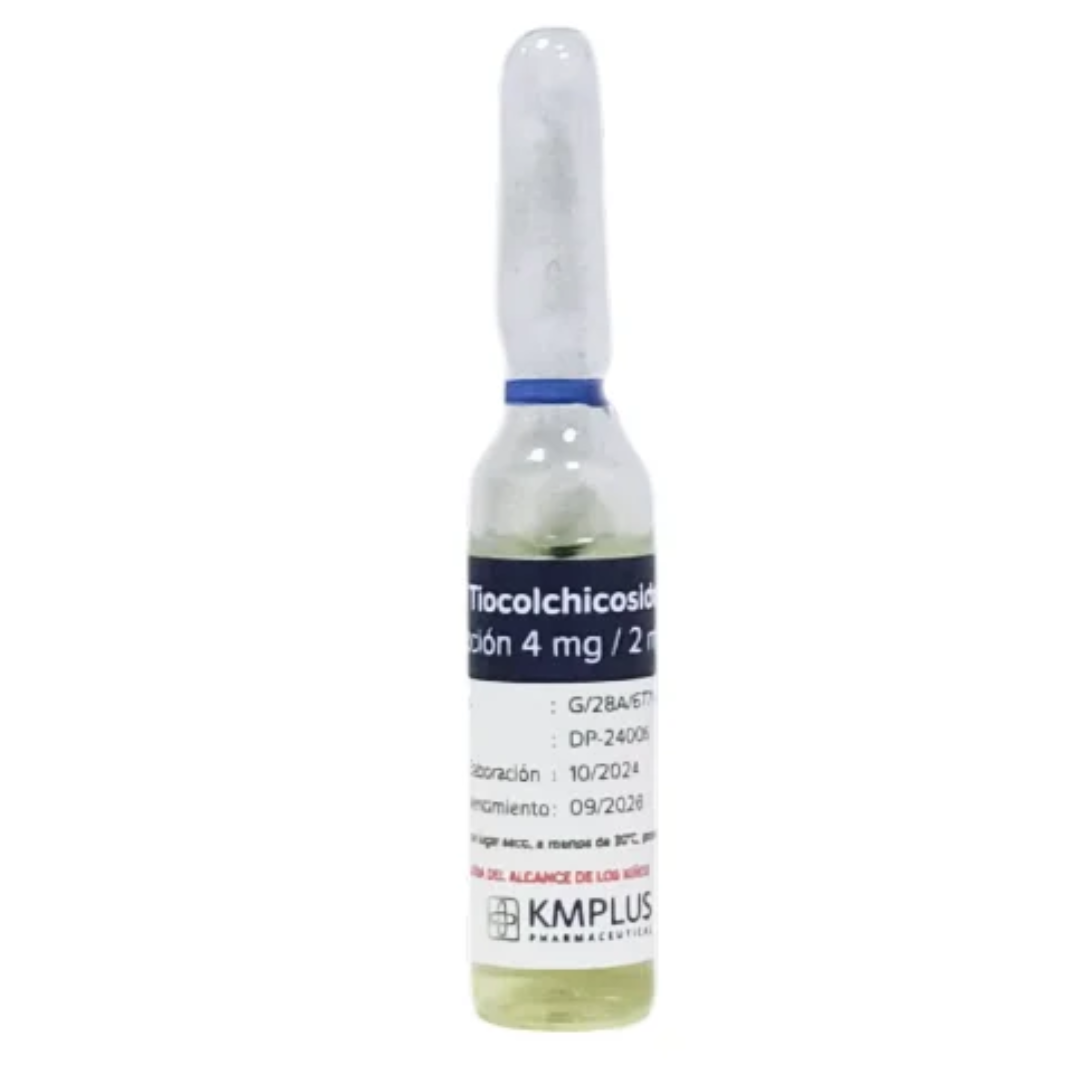 TIOCOLCHICOSIDO 4MG AMP I.M 2ML X 1 (GLOBALMEDIC)